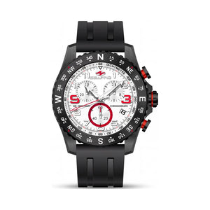 Seapro White Dial Stainless Steel Men's Watch, 44mm