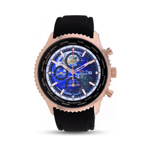 Seapro Blue Dial Stainless Steel Men's Watch, 40mm