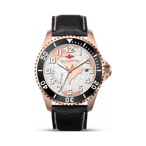 Seapro White Dial Stainless Steel Men's Watch, 40mm