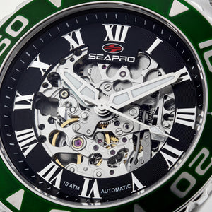 Seapro Modern Men's Watch — front view, Automatic movement 50mm