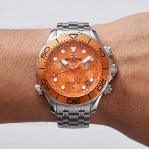 Seapro Modern Men's Watch — side view, Stainless Steel case 44mm