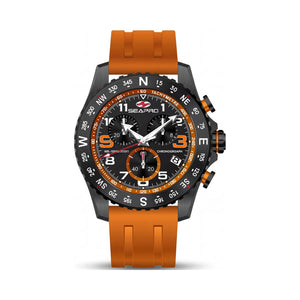 Seapro Black Dial Stainless Steel Men's Watch, 40mm