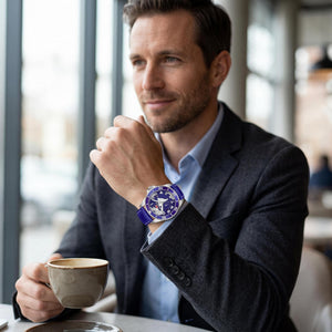 Seapro Men's Watch — wrist wear, Leather band everyday timepiece