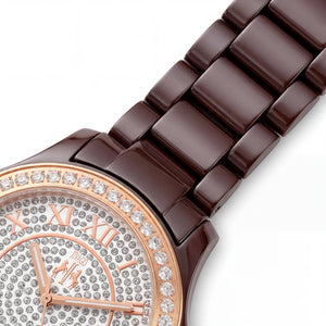Seiko JV9416 Women's Watch — side view, 38mm case