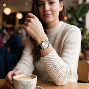 Skagen Freja Lille Women's Watch — wrist wear, Leather band fashion-forward statement piece