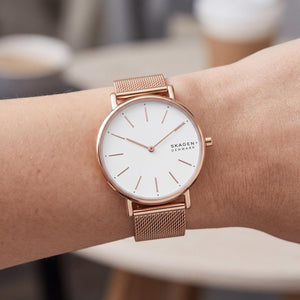 Skagen Signatur SKW2784 Women's Watch — side view, Stainless Steel case 38mm