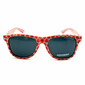 Skechers Square Sunglasses Unisex — front view, Acetate frame