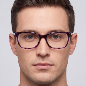 Skechers Se2154 Violet Eyeglasses Unisex — lifestyle wear, office and screen work