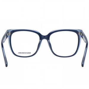 Skechers SE2188 Square Eyeglasses for Women — interior view, Plastic demo lenses