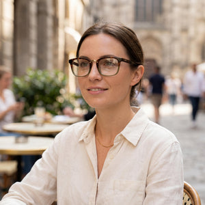 Smith Brown Eyeglasses Unisex — lifestyle wear, office and reading
