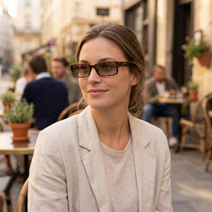 Smith Brown Eyeglasses Unisex — outdoor wear, Plastic frame