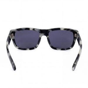 Smith Crossfade Rectangle Sunglasses Unisex — side view, Non-Polarized Grey lens