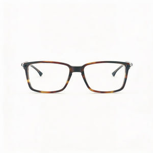 Smith Rectangle Eyeglasses for Men — front view, Plastic
