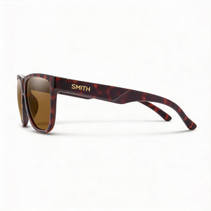 Smith Lowdown Xl 2 Rectangle Sunglasses Unisex — side view, Polarized Brown lens