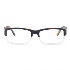 Smith Modern Rectangle Eyeglasses for Men — front view, Acetate