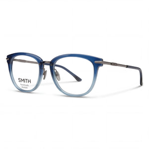 Smith Quinlan Blue Rectangle Eyeglasses for Women, Plastic frame