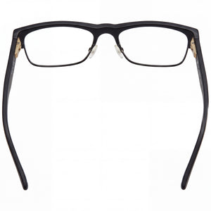 Spy BRODY 5050 Rectangle Eyeglasses Unisex — side view, Black Acetate temples