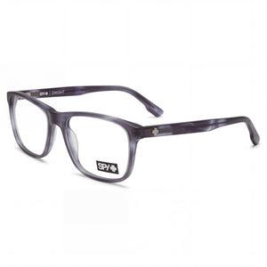 Spy Dwight 55 Matte Blue Brush Rectangle Eyeglasses for Men, Acetate frame