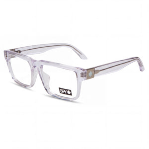 Spy Helm Optical 54 Transparent Rectangle Eyeglasses Unisex, Acetate frame