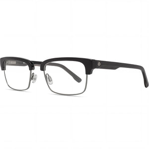 Spy LEWIS Black Rectangle Eyeglasses Unisex, Metal frame