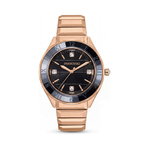 Swarovski Dextera Black Crystal Dial Metal Women's Watch, 37mm