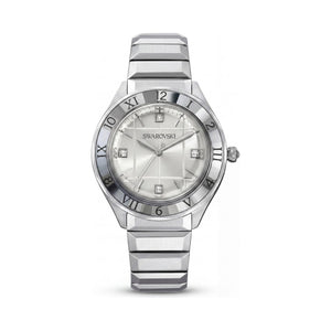 Swarovski Dextera Silver Stainless Steel Women's Watch, 34mm
