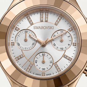 Swarovski Octea Lux Sport Unisex Watch — front view, Quartz movement 37mm
