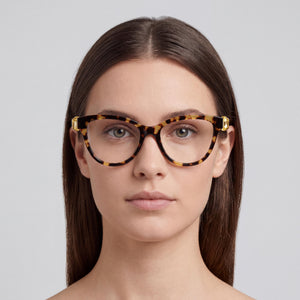 Swarovski SK2004 Havana Eyeglasses Women — lifestyle wear, desk work daily