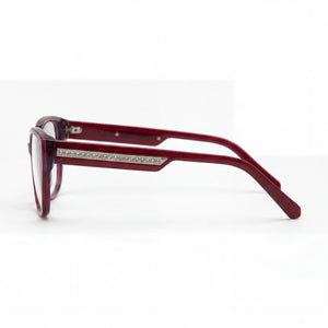Swarovski Rectangle Eyeglasses for Women — front view, Plastic