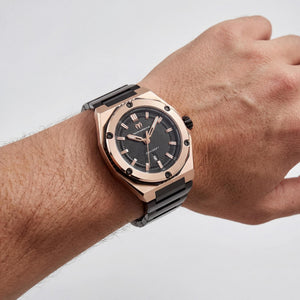 TechnoMarine CORAL Legacy TM-416063 Unisex Watch — side view, Stainless Steel case 45mm