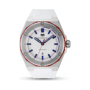 TechnoMarine CORAL Legacy TM-416066 Silver Dial Stainless Steel Unisex Watch, 45mm