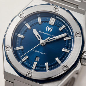 TechnoMarine Coral Legacy TM-416090 Unisex Watch — front view, Quartz movement 45mm