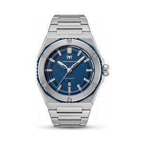 TechnoMarine Coral Legacy TM-416090 Silver Dial Stainless Steel Unisex Watch, 45mm
