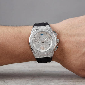 TechnoMarine Cruise TM-118107 Unisex Watch — side view, Stainless Steel case 45mm
