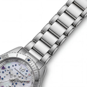 Technomarine Cruise TM-125005 Unisex Watch — side view, Stainless Steel case 40mm