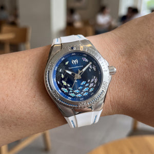 Technomarine Cruise TM-125007 Unisex Watch — side view, Stainless Steel case 40mm
