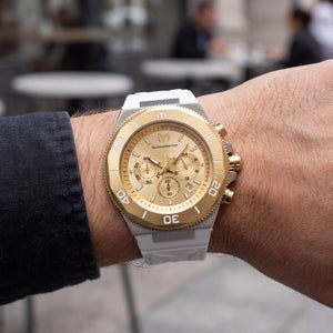 TechnoMarine Manta TM-224017 Men's Watch — side view, Stainless Steel case 49mm