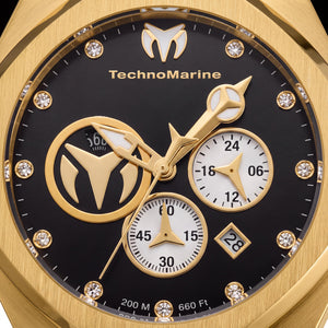 TechnoMarine TM-520002 Men's Watch — front view, Quartz movement 45mm