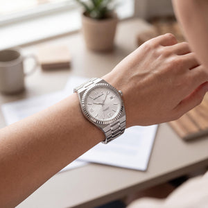 TechnoMarine PC32 Women's Watch — side view, Stainless Steel case 36mm