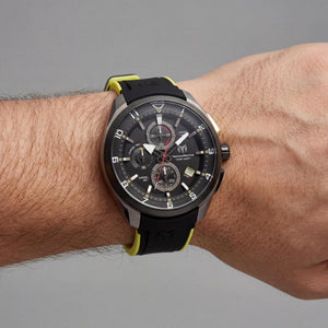 TechnoMarine TM-318126 Men's Watch — side view, Stainless Steel case 44mm