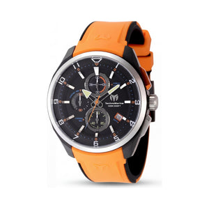 TechnoMarine TM-318128 Black Dial Stainless Steel Men's Watch, 44mm