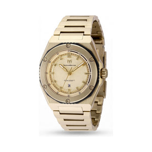 TechnoMarine TM-416045 Gold Dial Stainless Steel Women's Watch, 36mm