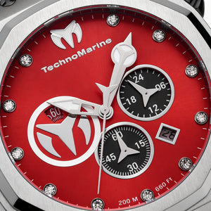 TechnoMarine TM-523003 Men's Watch — front view, Quartz movement 45mm