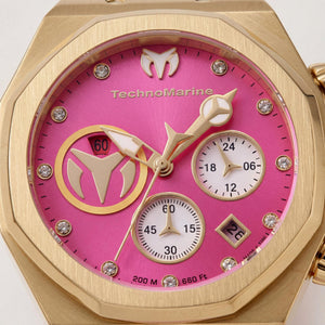 TechnoMarine TM-523009 Women's Watch — front view, Quartz movement 40mm