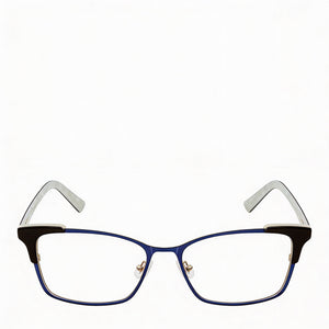 Ted Baker B245 Rectangle Eyeglasses for Women — front view, Metal