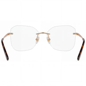 Tiffany & Co. Tf 1150 Butterfly Eyeglasses Women — side view, Gold Metal temples