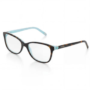 Tiffany TF 2097 Havana Rectangle Eyeglasses for Women, Plastic frame