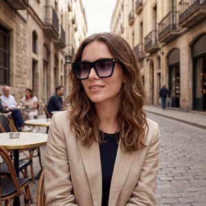 Tom Ford Eden Black Sunglasses Women — outdoor wear, Smoke Gradient Non-Polarized lens