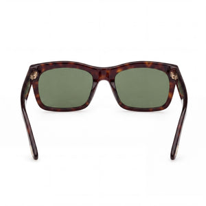 Tom Ford FT1062 Rectangle Sunglasses Men — side view, Non-Polarized Green lens