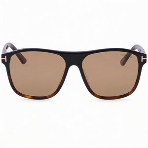Tom Ford Ft1081-n Square Sunglasses Unisex — front view, Plastic frame